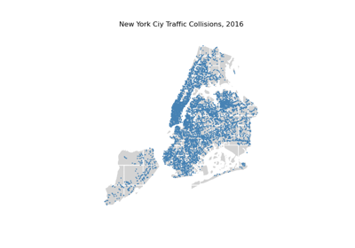 Quadtree of NYC traffic collisions